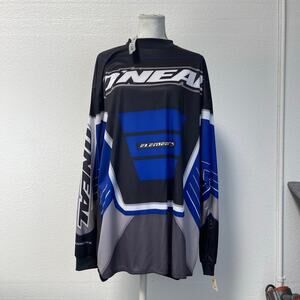 O'Neal Element Series Men's Motocross ATV Racing Jersey Shirt Black/Blue Size XL